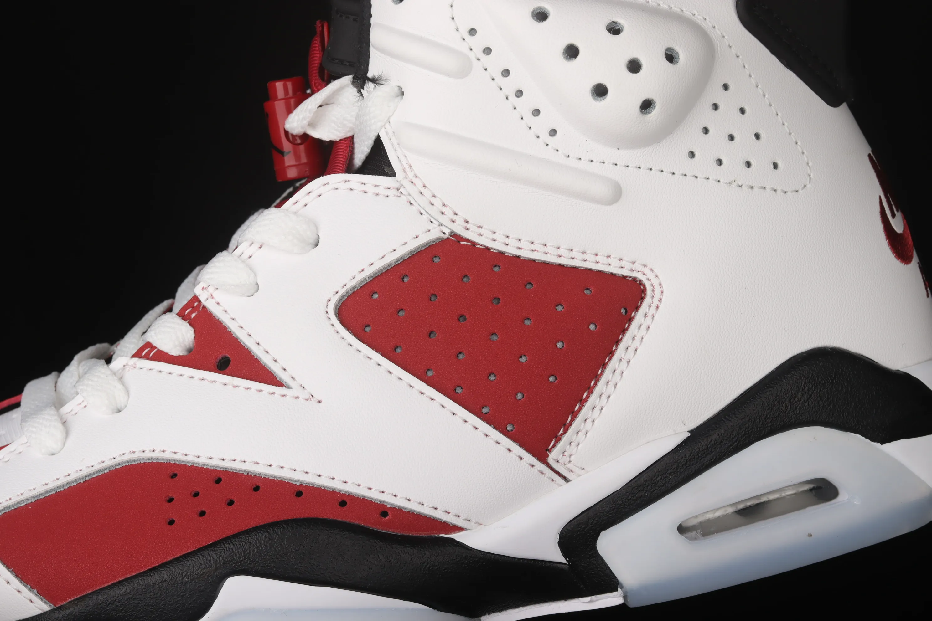 All categories Air Jordan Jordan series basketball shoes Air Jordan 6 G version Air Jordan "Carmine" AJ6 Joe 6 Rouge White and Red 2021 replica high-top basketball shoes CT8529-106